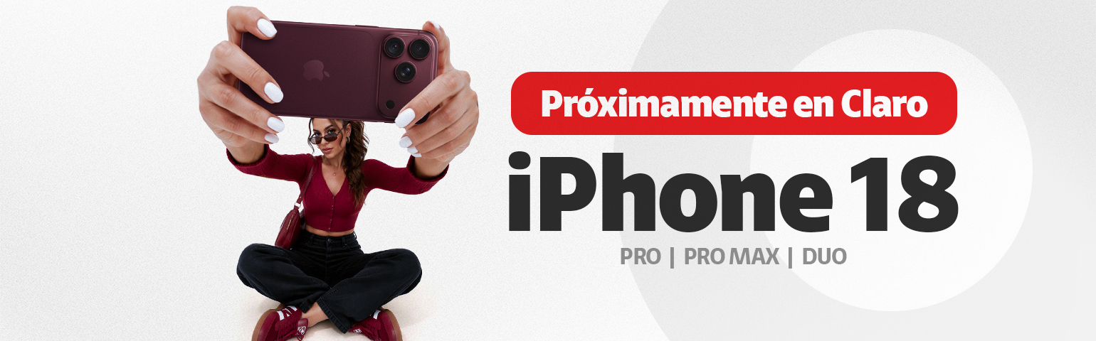 Próximamente en Claro iPhone 18 Series